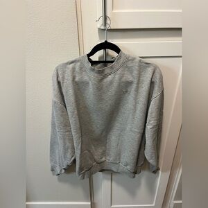Alo Accolade Crew Neck Pullover, Heather Grey, Size M